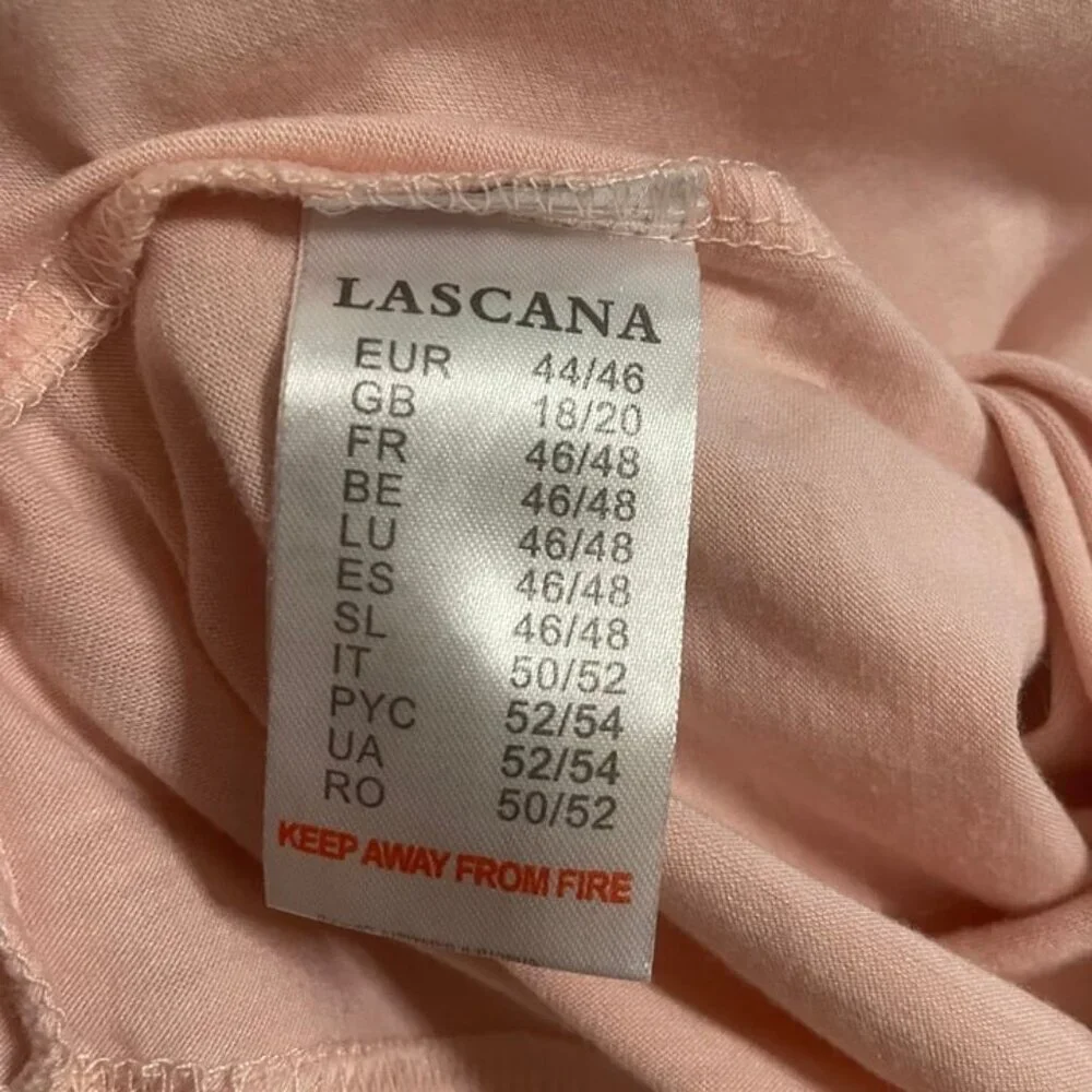 Lascana Slip‎ Dress, Light Pink, Size XL